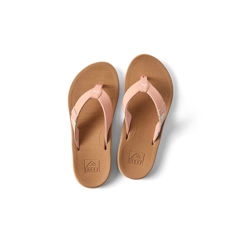 Women's Reef Santa Ana Sandals Peach and Tan