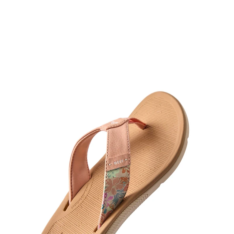 Women's Reef Santa Ana Sandals Peach and Tan