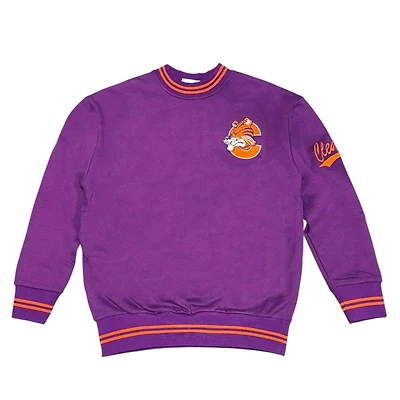 Clemson Tri-Stripe Crewneck Sweatshirt