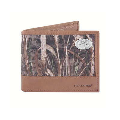 Clemson Realtree Camo Passcase Concho Wallet