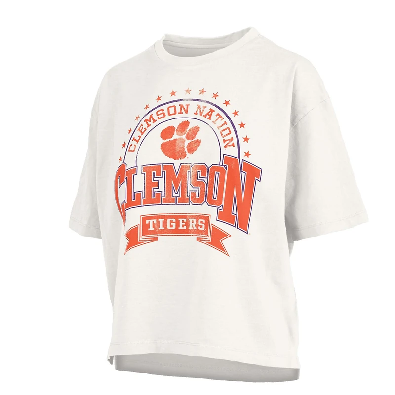 Clemson Stars Boxy Short Sleeve T-Shirt