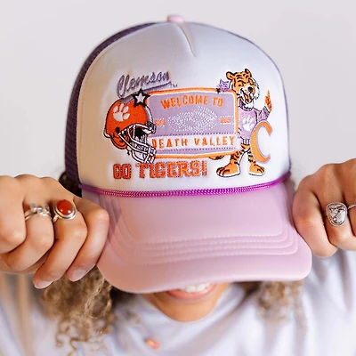 Clemson Layer Patch Foam Trucker Hat