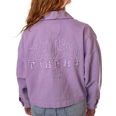 Women's Clemson Sanders Embroidery Canvas Jacket