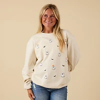Ghost and Bats Crewneck Sweatshirt