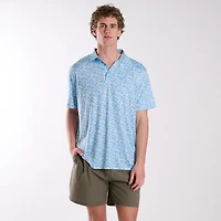 North Carolina Dogwood Printed Polo