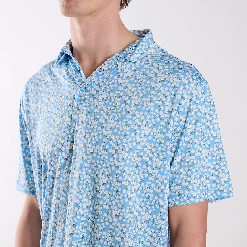 North Carolina Dogwood Printed Polo