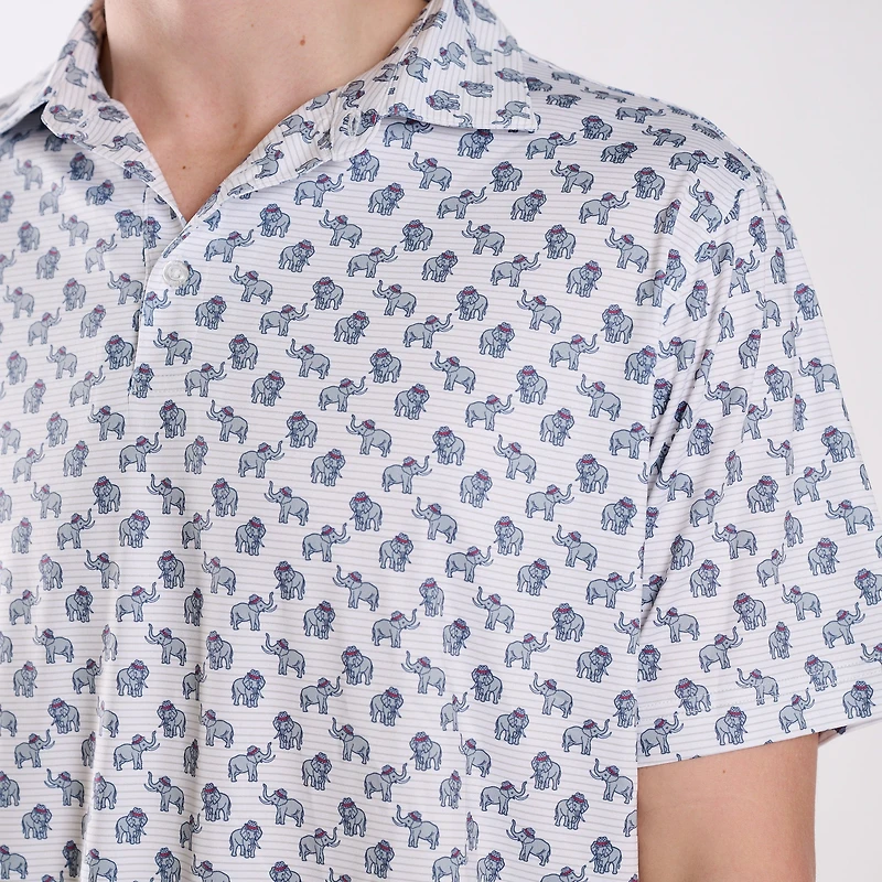 Alabama Elephant Printed Polo