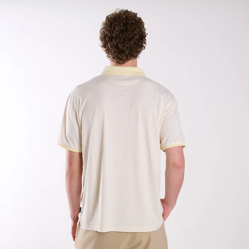 Yellow Slipknot Stripe Polo