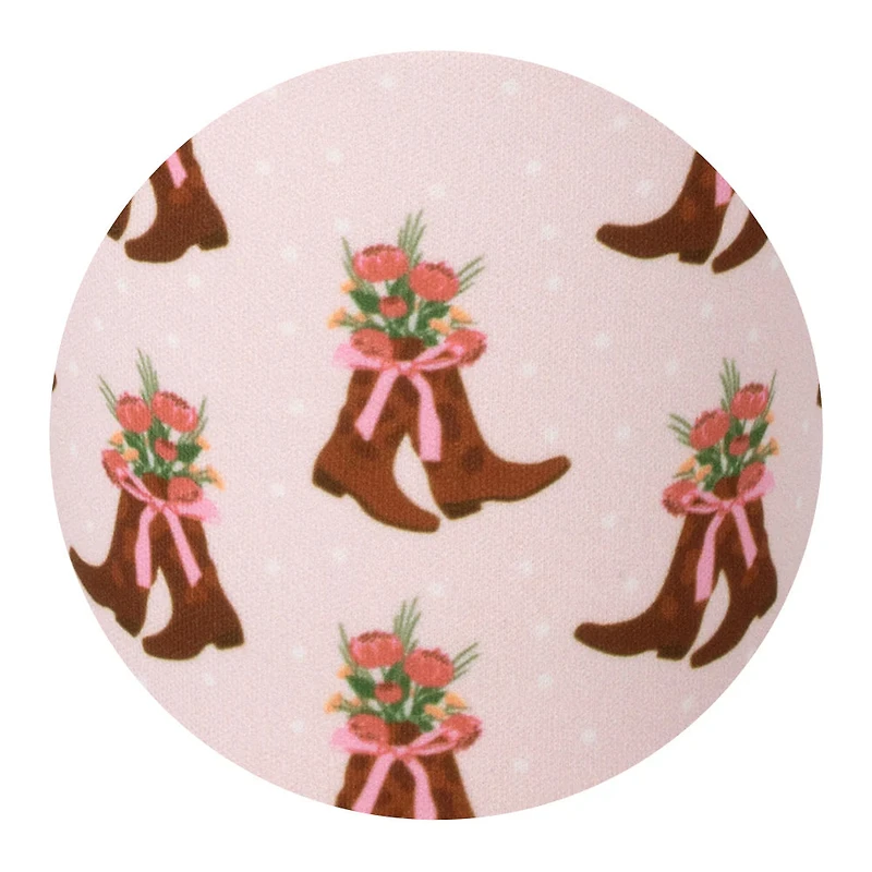 22oz Iced Cup Coolie in Cowgirl Coquette