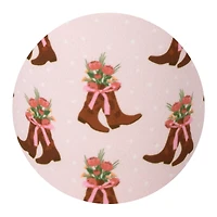 22oz Iced Cup Coolie in Cowgirl Coquette