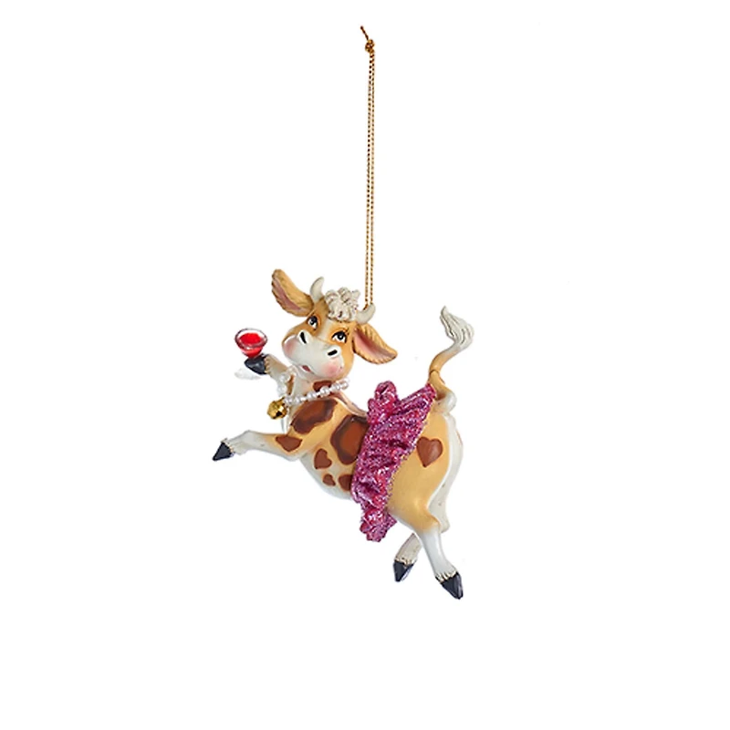 Cow Party Farm Animal Ornament