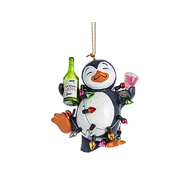 Penguin Party Farm Animal Ornament