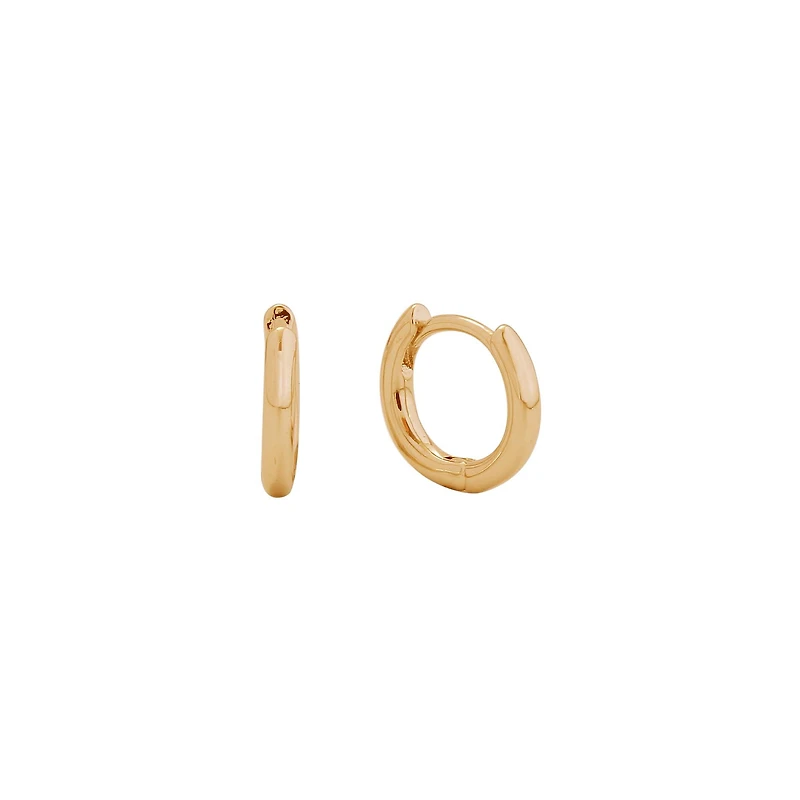 Gold Tiny Huggie Earrings