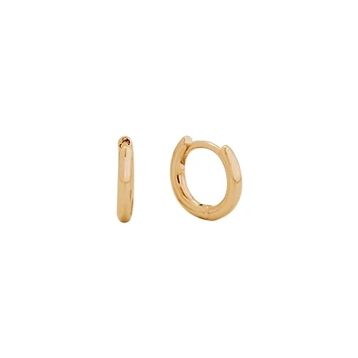 Gold Tiny Huggie Earrings
