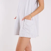 FP Movement Hot Shot Mini Dress Heather White