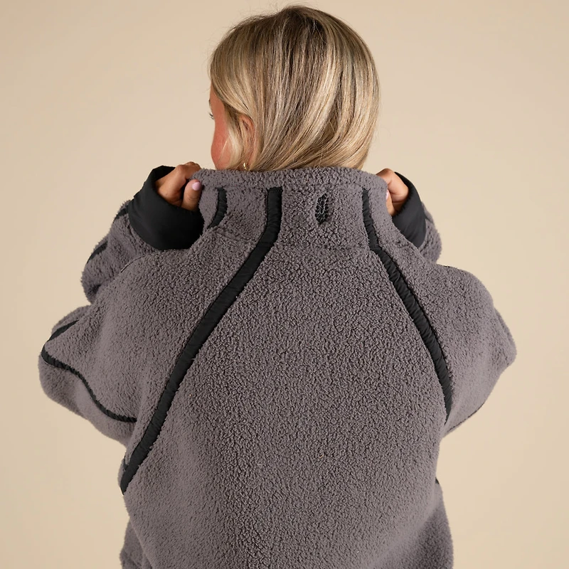 FP Movement Mountain High Half Zip Pullover Gunmetal