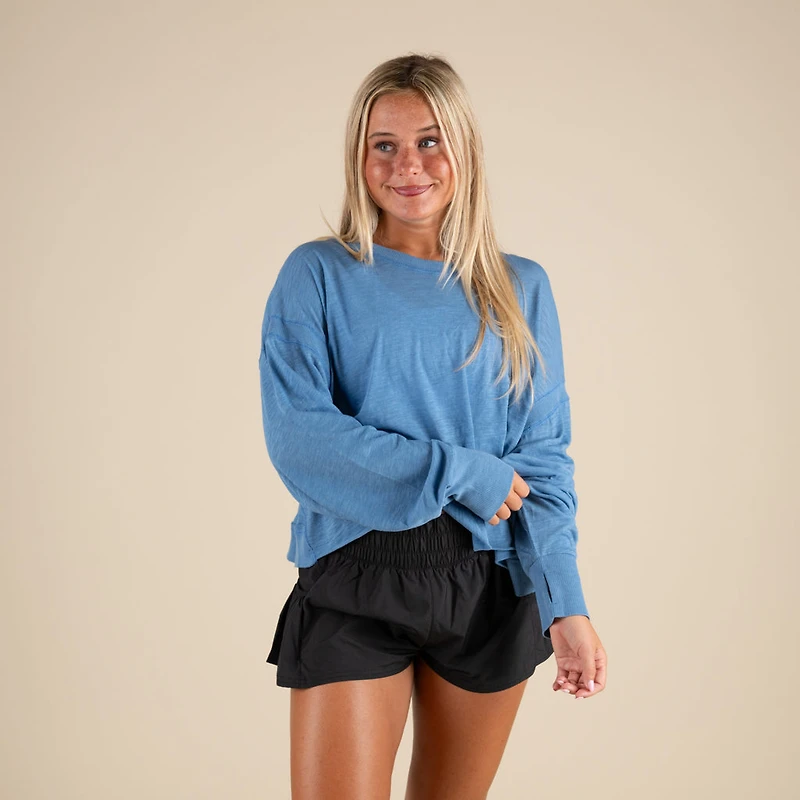 FP Movement Long Sleeve My Time Tee Light Cobalt