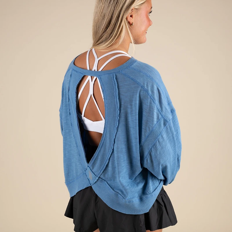 FP Movement Long Sleeve My Time Tee Light Cobalt