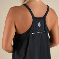 FP Movement Hot Shot Mini Dress Black