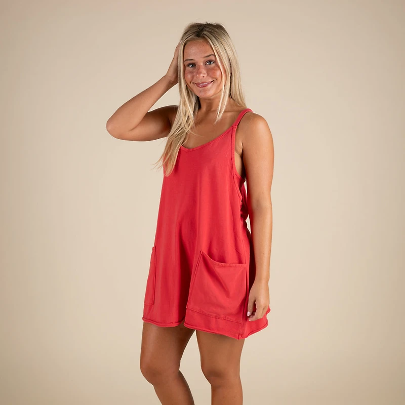 FP Movement Hot Shot Mini Dress Victory Red