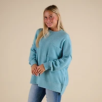Hacci Oversized One Pocket Sweater