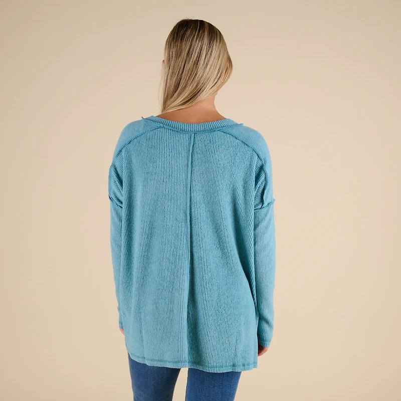 V-Neck Pullover Sweater