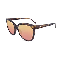 Knockaround® Deja Views Sunglasses in Matte Tortoise Shell and Rose Gold