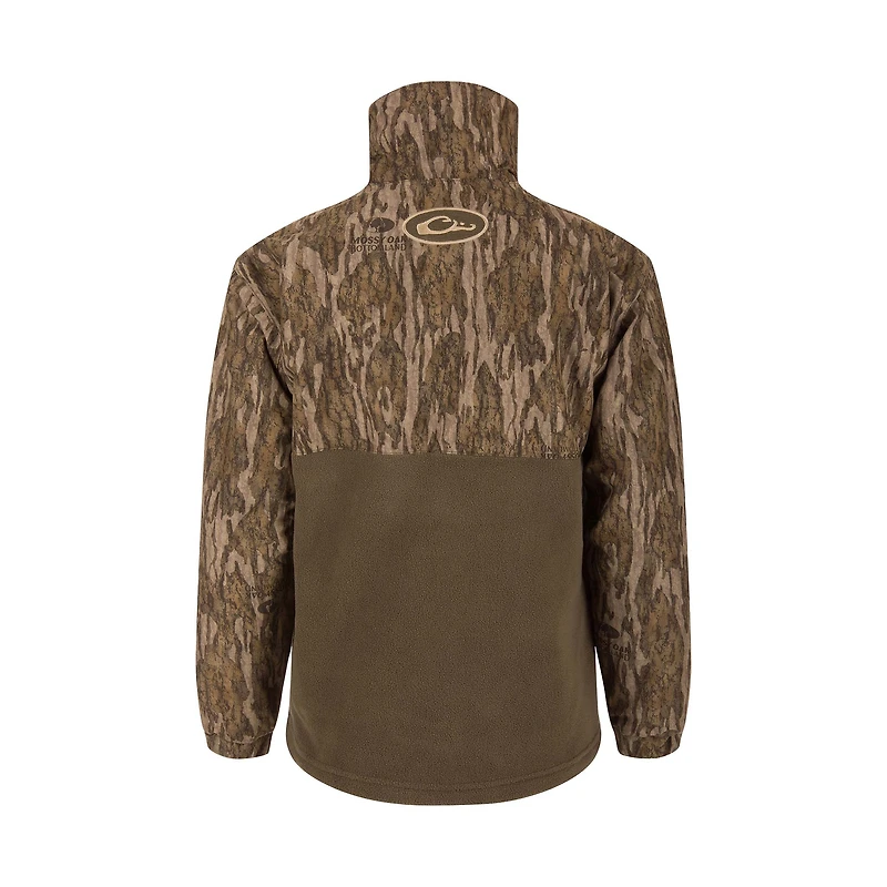 Youth Eqwader 1/4 Zip Jacket Bottomland Camo