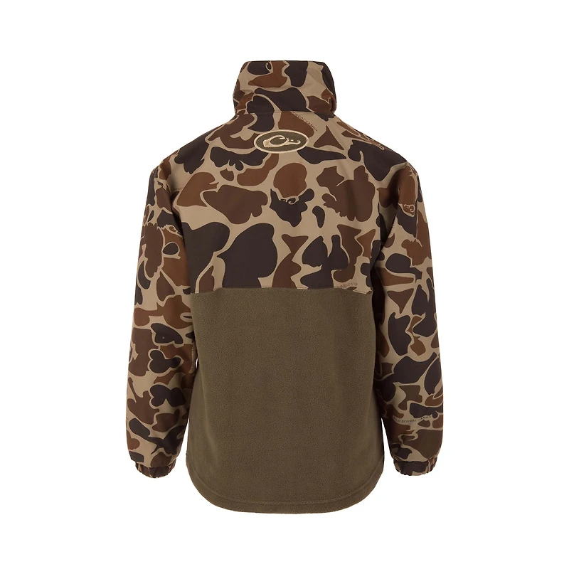 Youth Eqwader 1/4 Zip Jacket Old School Camo