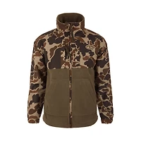 Youth Eqwader Full Zip Jacket Old School Camo