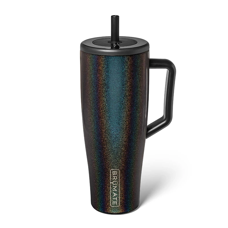 40oz Era Handled Tumbler in Glitter Charcoal