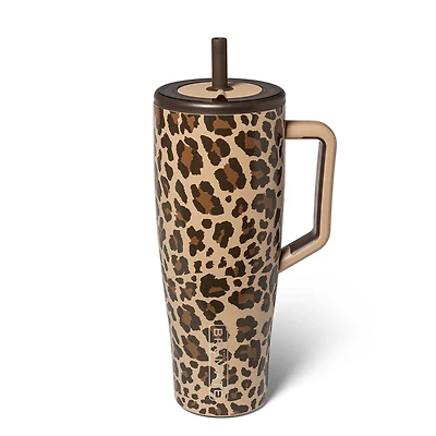 40oz Era Handled Tumbler in Leopard Latte