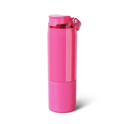25oz Rise Water Bottle in Neon Pink