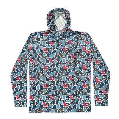 Ole Miss Camo Sol Series Long Sleeve Performance Hoodie