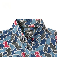 Ole Miss Camo Frio Tech Series Long Sleeve Fishing Shirt