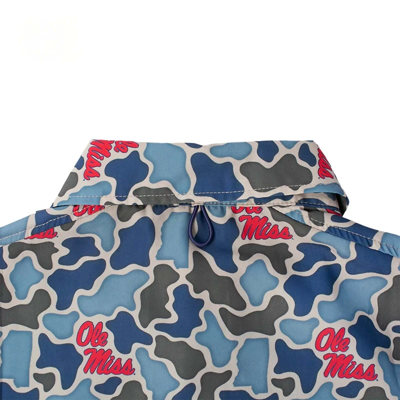 Ole Miss Camo Frio Tech Series Long Sleeve Fishing Shirt