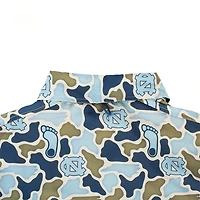 UNC Camo Frio Tech Series Short Sleeve Fishing Shirt