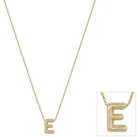 Bubble Initial Letter Necklace