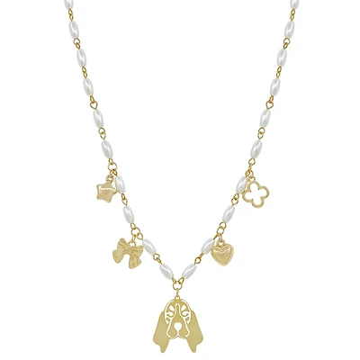 Hound Dog Charm Necklace