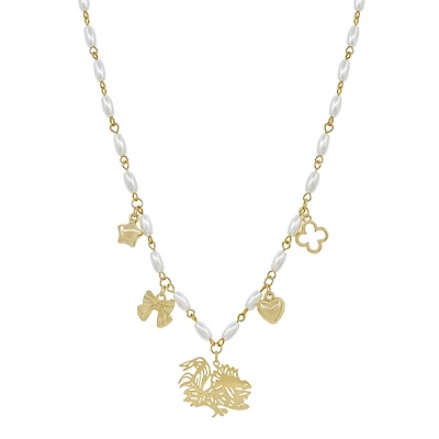 Gamecock Charm Necklace