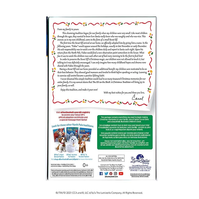 The Elf on the Shelf® A Christmas Tradition Book Set with Boy with Blue Eyes Elf