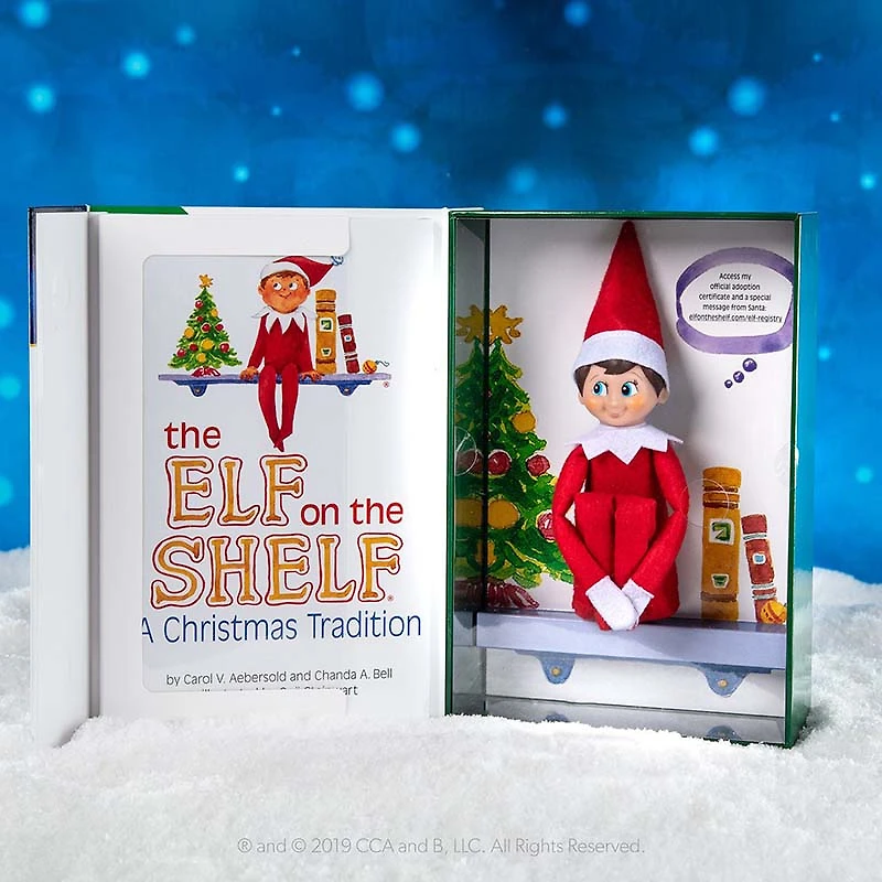 The Elf on the Shelf® A Christmas Tradition Book Set with Boy with Blue Eyes Elf