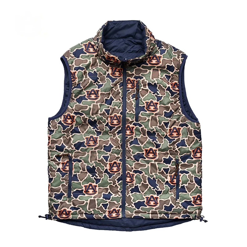 Auburn Camo Reversible Vest