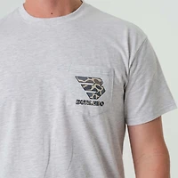 Flying B Deer Camo Logo Short Sleeve T-Shirt