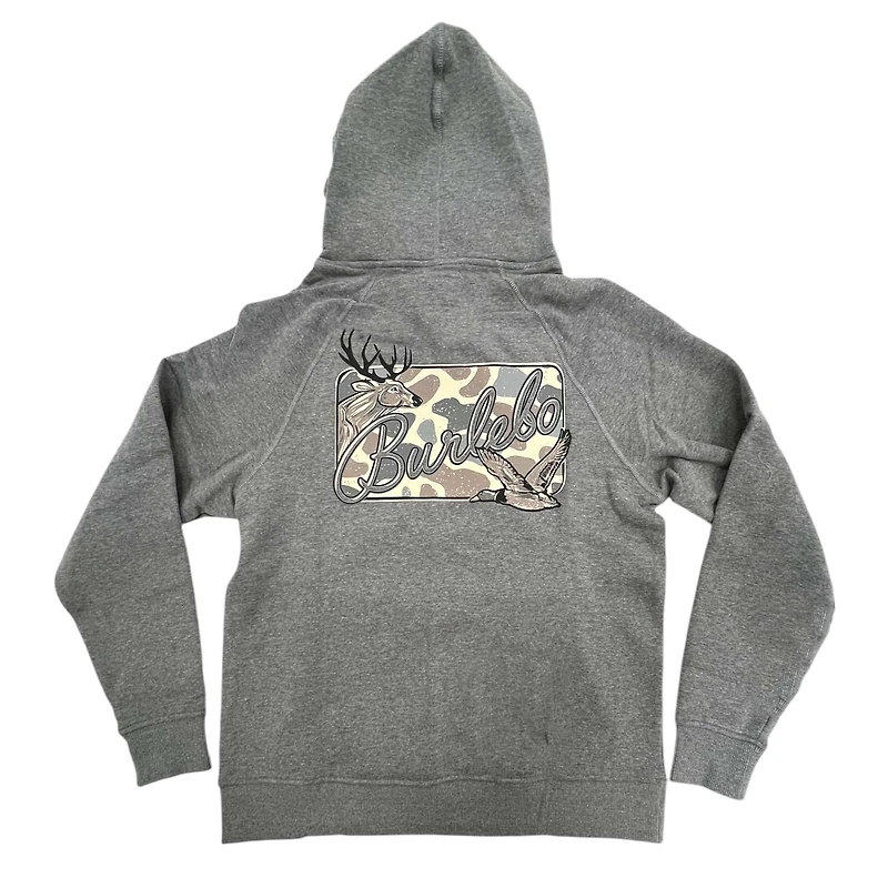 Fleece Patch Camo Signature Logo Hoodie