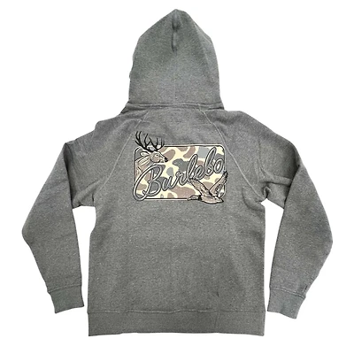 Fleece Patch Camo Signature Logo Hoodie