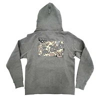 Fleece Patch Camo Signature Logo Hoodie
