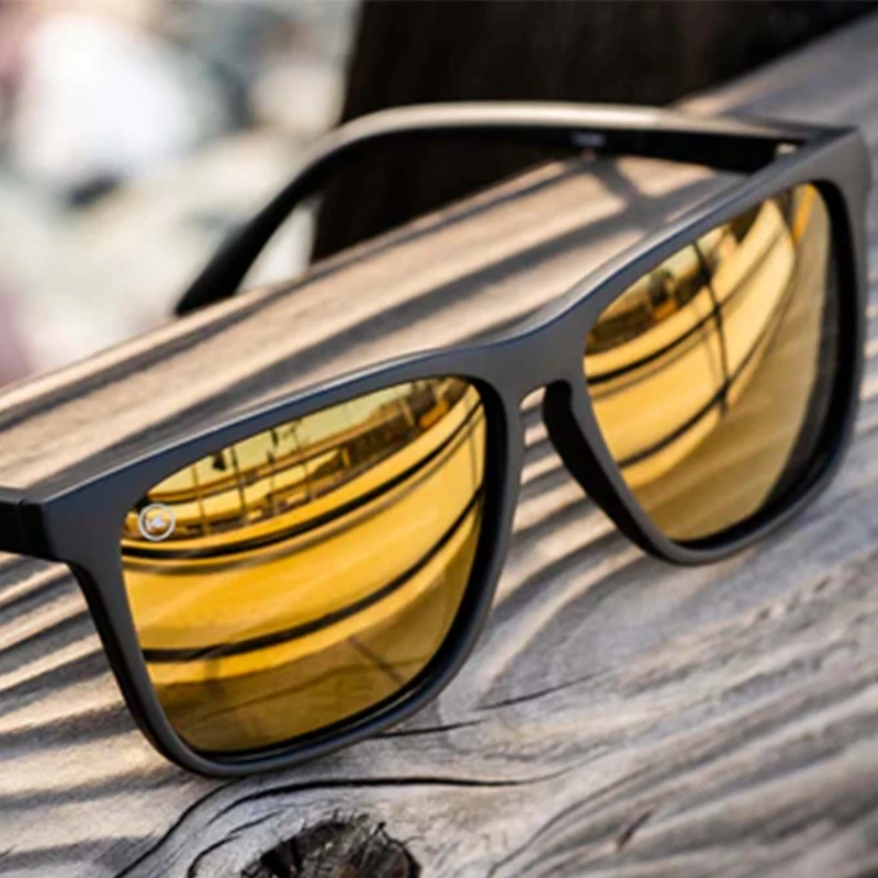 Knockaround® Fast Lane Sunglasses in Black and Gold