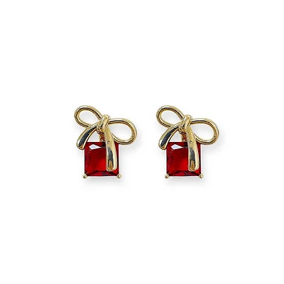 Ruby Present Earrings