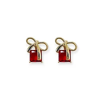 Ruby Present Earrings